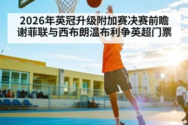 2026年英冠升级附加赛决赛前瞻 谢菲联与西布朗温布利争英超门票 | kaiyun